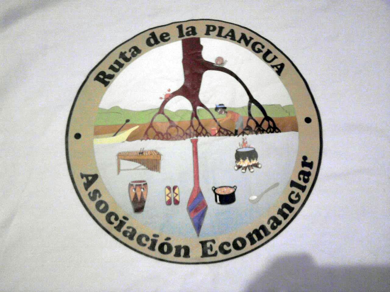 Fotografía del logo de la Ruta de la Piangua